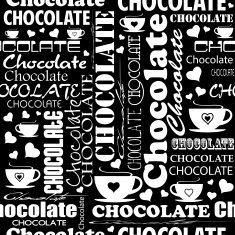 Seamless chocolate pattern with word of different N6