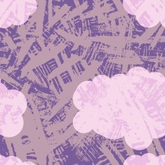Seamless pattern with textured blots
