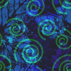 Seamless imprints pattern of the leafs N4