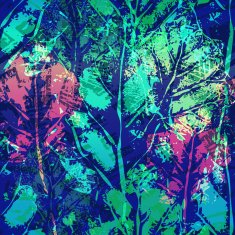 Seamless imprints pattern of the leafs N5