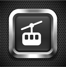 Monorail Lift on Black Square Button