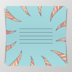 Notebook Cover with Place for Your Text