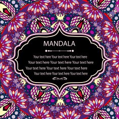 invitation mandala card N9