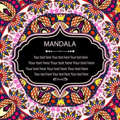 invitation mandala card N10