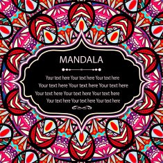 invitation mandala card N11