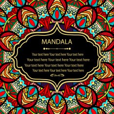 invitation mandala card N12