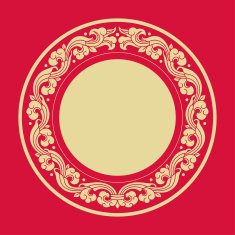 Circle frames of Chinese Style