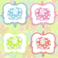 beautiful baby card N2