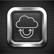 Download Cloud on Black Square