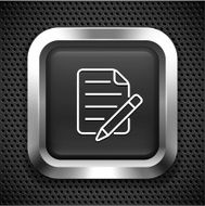 Notepad on Black Square N2