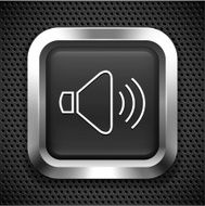 Sound Volume on Black Square