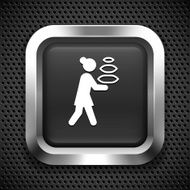 Housekeeping on Black Square Button