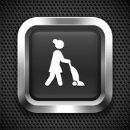 Housekeeping on Black Square Button N2