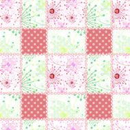 Patchwork seamless pattern ornament design background N3