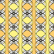 Seamless antique pattern ornament geometric art deco stylish background