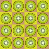 Seamless kiwi pattern