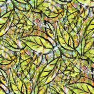 Watercolor Leaves N6