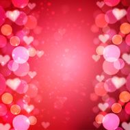 Heart vector background N6