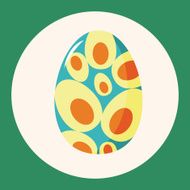 easter egg theme elements background eps10 N4