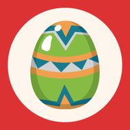 easter egg theme elements background eps10 N10