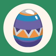 easter egg theme elements background eps10 N14