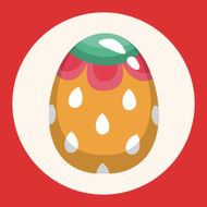 easter egg theme elements background eps10 N17