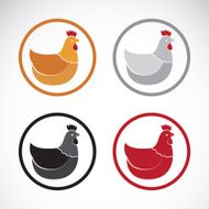 Vector group of hen design