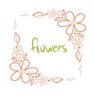 floral frame N95