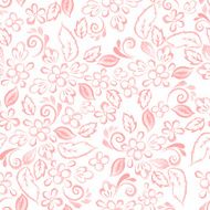 Floral watercolor pattern N4