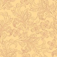 seamless pattern with folkloric flowers N4