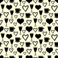 Valentines day seamless pattern