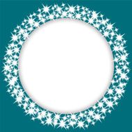 round frame with stars N3
