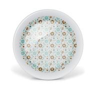 Christmas decorative plate with floral art pattern N2