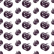Happy Halloween Background Seamless pattern Vector illustration Collection of seamless N13