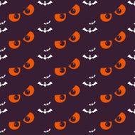 Happy Halloween Background Seamless pattern Vector illustration Collection of seamless N18