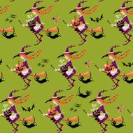 Happy halloween Seamless background pattern