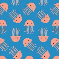 Jelly Fish Vector Pattern