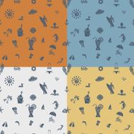 Four Background in Different Colors N6