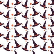 Happy Halloween Background Seamless pattern Vector illustration Collection of seamless N29