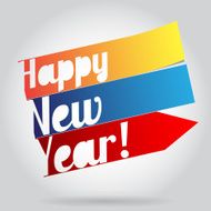 Happy new year - Modern style invitation