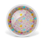 Christmas decorative plate with floral art pattern N3