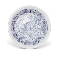 Christmas decorative plate with floral art pattern N5