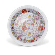 Christmas decorative plate with floral art pattern N6