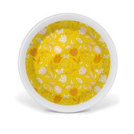 Christmas decorative plate with floral art pattern N7