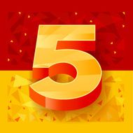 The pattern of numbers for use in banner ads N8