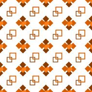 Seamless repeating pattern of brown squares