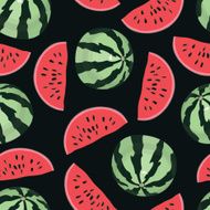Seamless background with watermelon N4