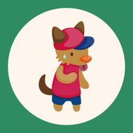 animal summer cartoon theme elements N10