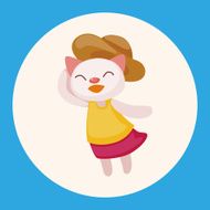 animal summer cartoon theme elements N15