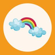 weather rainbow theme elements N3